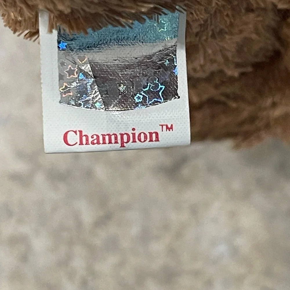 Ty Beanie Baby Champion Italy 2002 FIFA World Cup Bear With Orig License Tag U.S